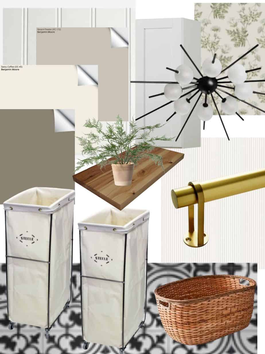 Laundry Room Refresh-One Room Challenge Week 2 - Truemans Treasures